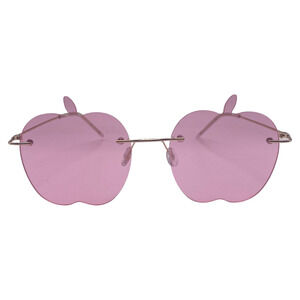 6169 | Pink Rimless Apple Novelty Sunglasses